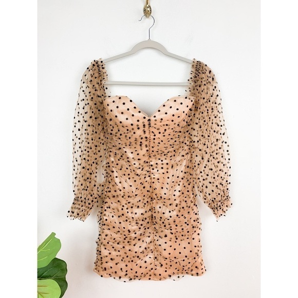 MAJORELLE Secrets Dress in Dark Nude Sz M - Picture 3 of 11